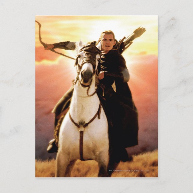 LEGOLAS GREENLEAF™ på Horseback Vykort (Framsida)