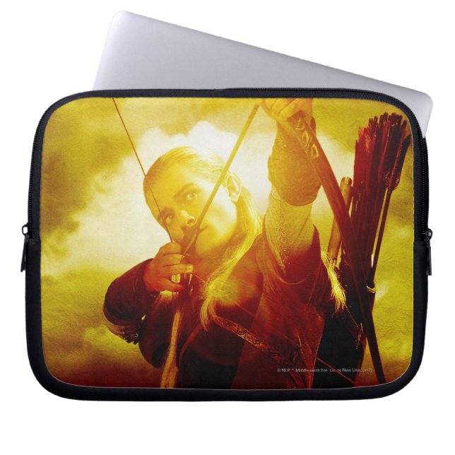 LEGOLAS GREENLEAF™ Shooting Pilar Laptop Sleeve (Framsidan)