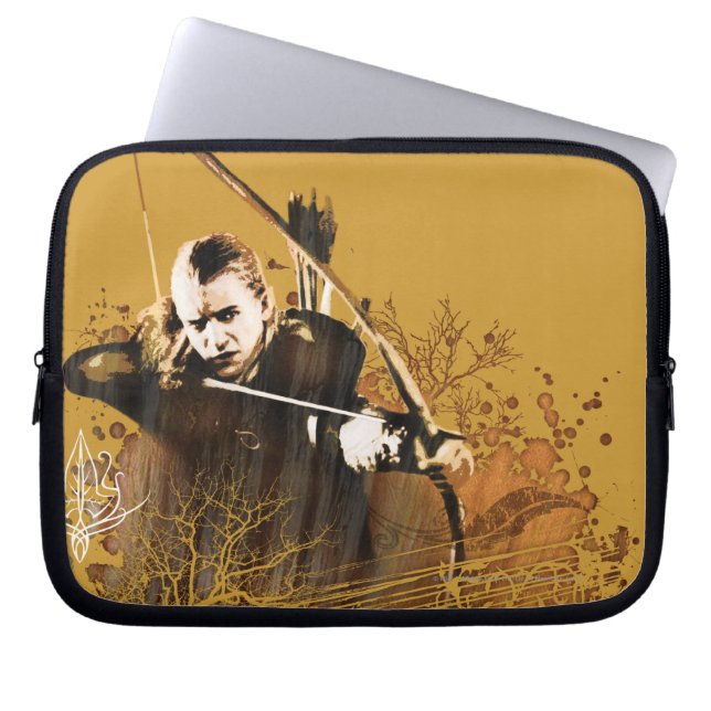LEGOLAS GREENLEAF™ Shooting Pilar Laptop Sleeve (Framsidan)