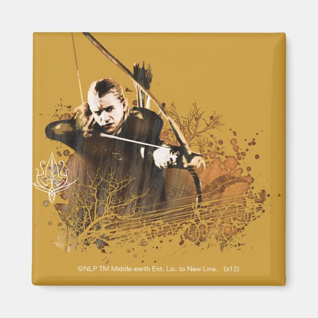 LEGOLAS GREENLEAF™ Shooting Pilar Magnet (Framsidan)
