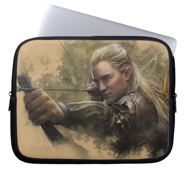 LEGOLAS GREENLEAF™-skiss Laptop Sleeve (Framsidan)