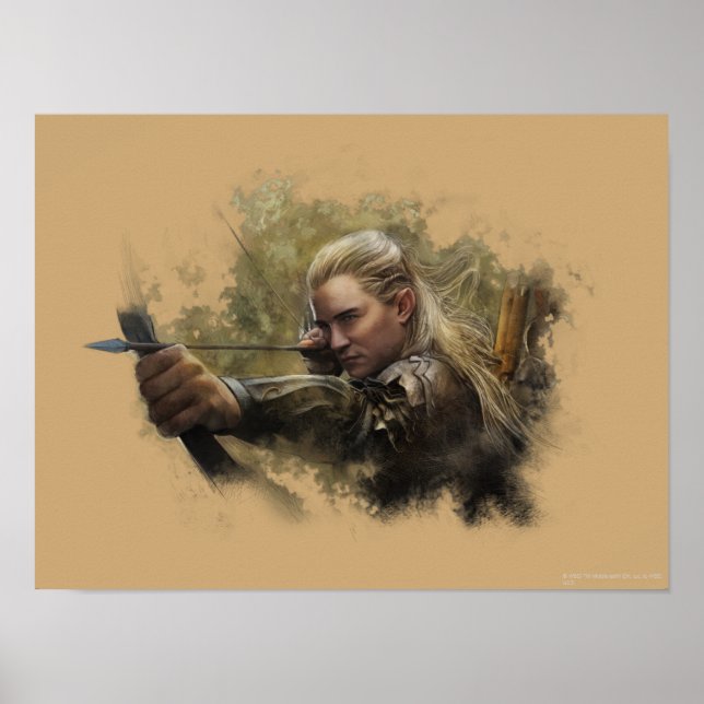 LEGOLAS GREENLEAF™-skiss Poster (Framsidan)