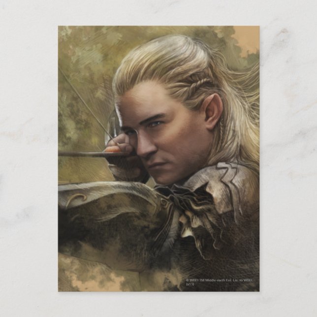 LEGOLAS GREENLEAF™-skiss Vykort (Framsida)