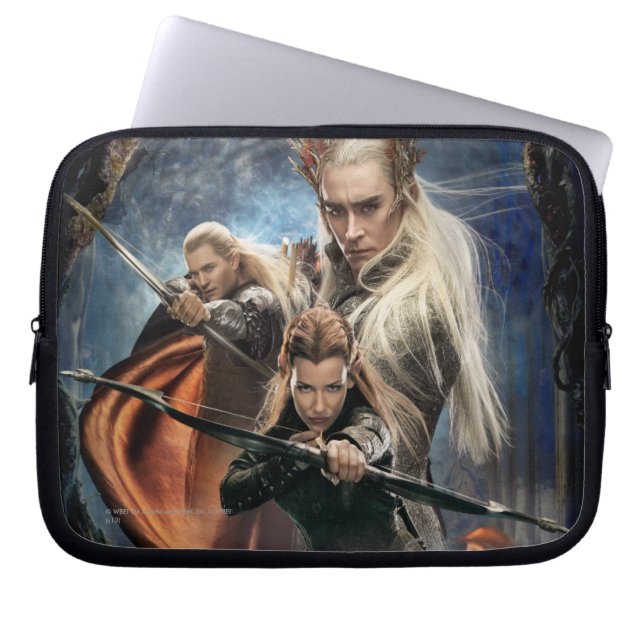 LEGOLAS GREENLEAF™, TAURIEL™ och Thranduil Laptop Fodral (Framsidan)