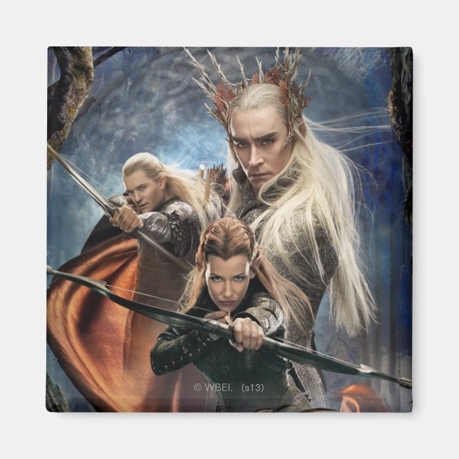LEGOLAS GREENLEAF™, TAURIEL™ och Thranduil Magnet (Framsidan)