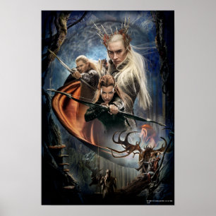 LEGOLAS GREENLEAF™, TAURIEL™ och Thranduil Poster