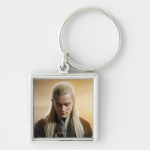 LEGOLAS GREENLEAF™-tecken Poster 2 Fyrkantig Silverfärgad Nyckelring