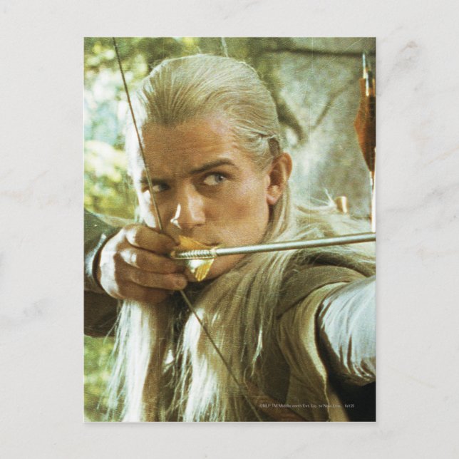 LEGOLAS GREENLEAF™ Teckning Bow 2 Vykort (Framsida)