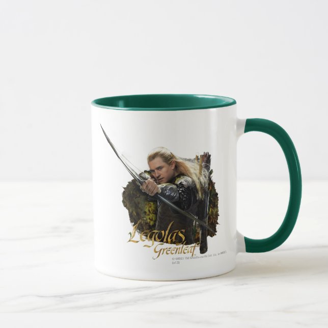 LEGOLAS GREENLEAF™ Teckning Bow-grafik Mugg (Höger)