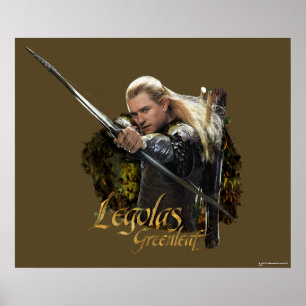 LEGOLAS GREENLEAF™ Teckning Bow-grafik Poster