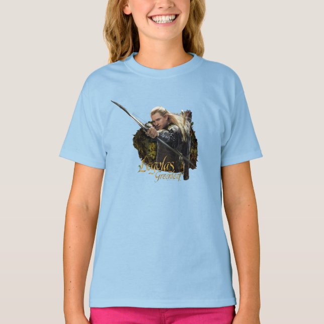 LEGOLAS GREENLEAF™ Teckning Bow-grafik T-shirt (Framsida)