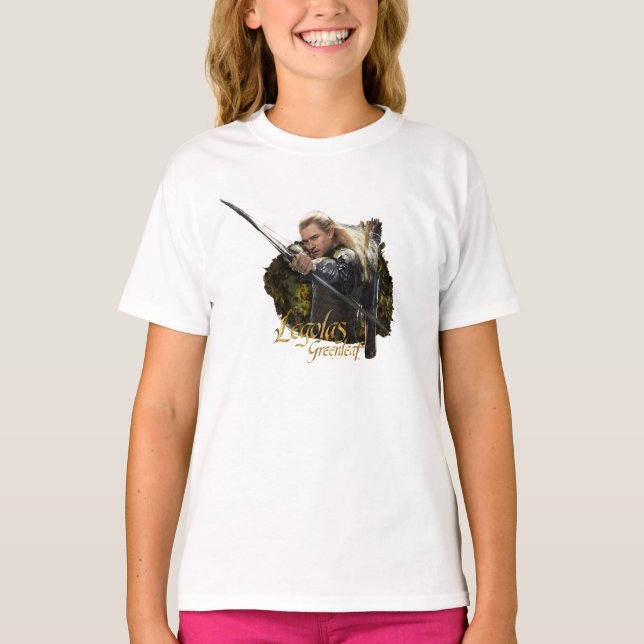 LEGOLAS GREENLEAF™ Teckning Bow-grafik Tee (Framsida)
