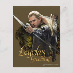 LEGOLAS GREENLEAF™ Teckning Bow-grafik Vykort