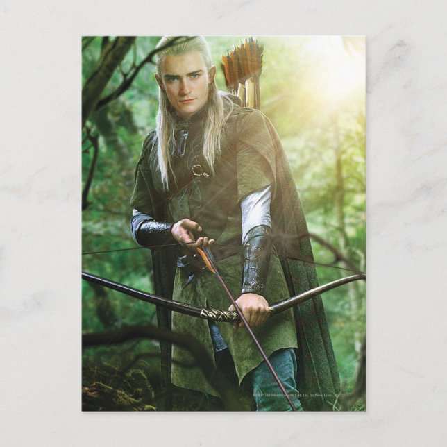 LEGOLAS GREENLEAF™ with bow Vykort (Framsida)