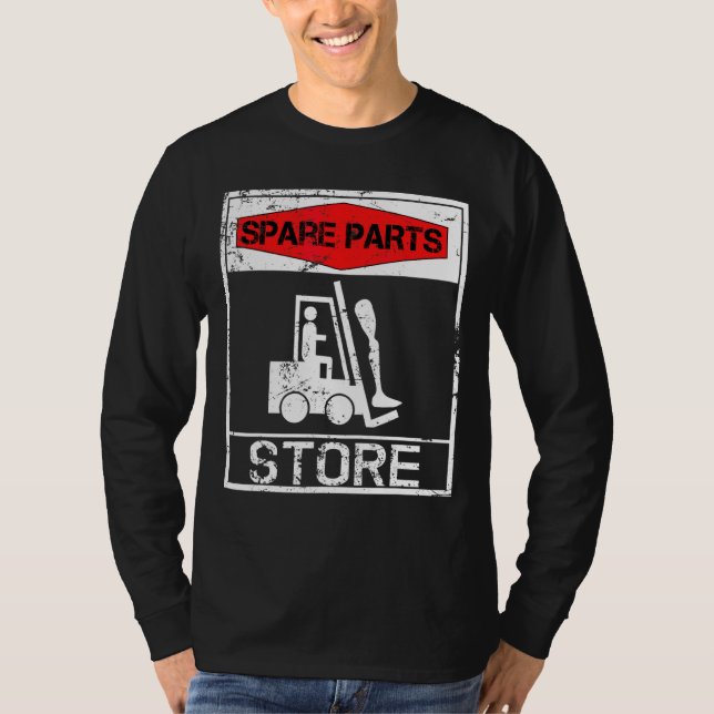 Legotopp för reservdelslager t shirt (Framsida)