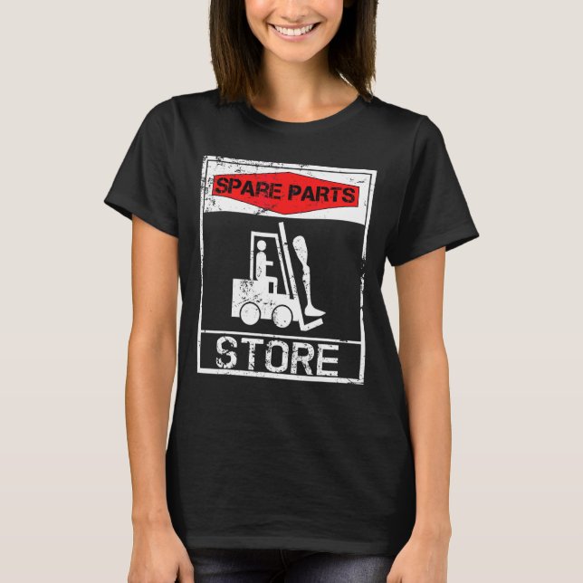 Legotopp för reservdelslager t shirt (Framsida)