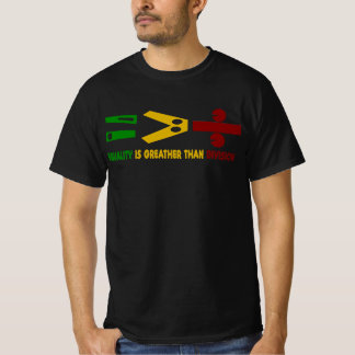 l'égualité est plus grande que la division t shirt