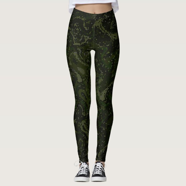 Leguan Camo Leggings (Framsida)