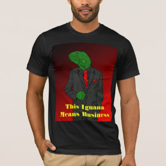 Leguan i en affärskostymT-tröja T-shirt