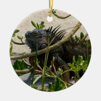 Leguan Julgransprydnad Keramik