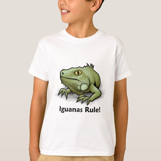 Leguaner härskar! tee (Framsida)