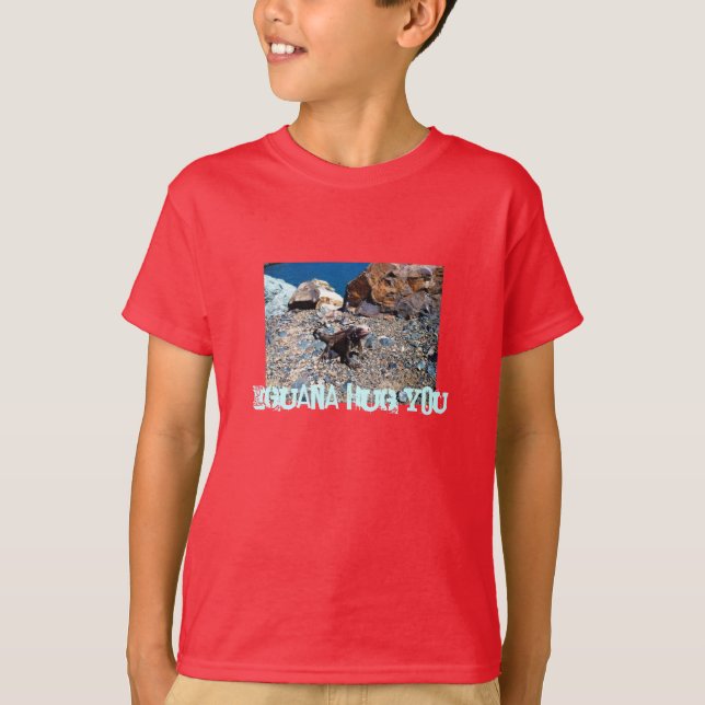 Leguankram dig skjorta tee shirt (Framsida)