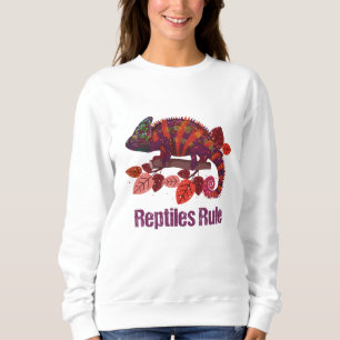 Leguanödlan, reptilar härskar kvinnor t shirt