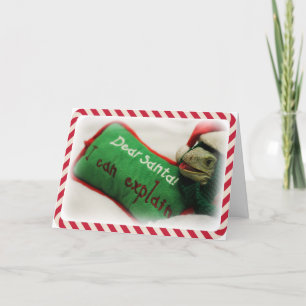 LeguanWish dig ett god julkort Helgkort
