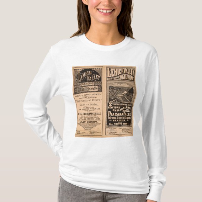 Lehigh daljärnväg tee shirt (Framsida)