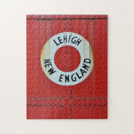 Lehigh & New England Railroad 583 Boxcar Caboose Pussel