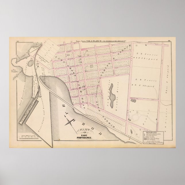 Lehigh och Wilkesbarre Coal Company wharf Atlas Poster (Framsidan)