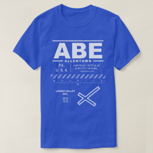 Lehigh Valley Internationell Airport ABE T Shirt