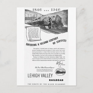 Lehigh Valley Railroad-A Second Century Service Vykort