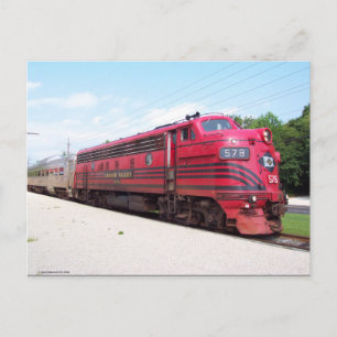 Lehigh Valley Railroad F-7A #578 vid Cape May N. J Vykort