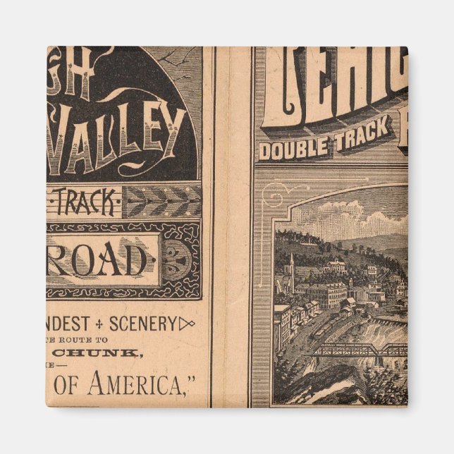 Lehigh Valley Railroad Magnet (Framsidan)