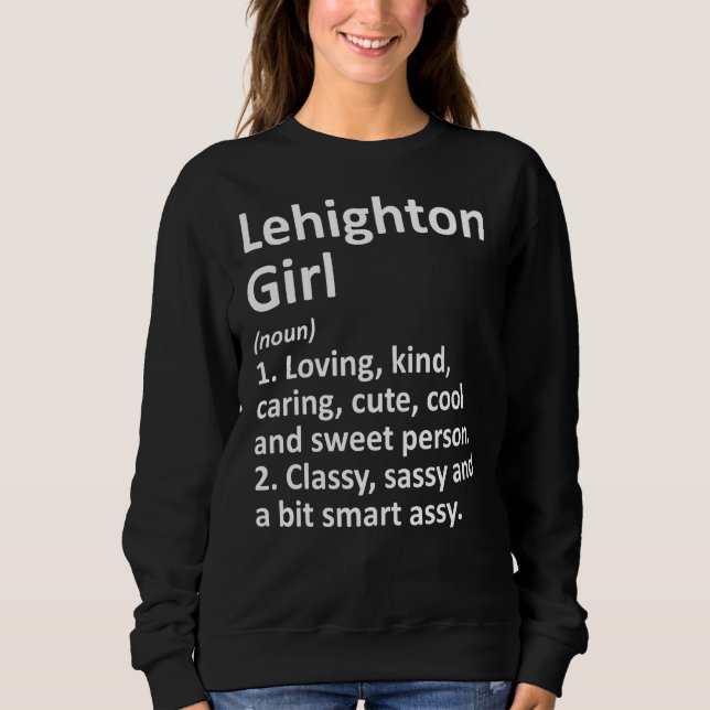 LEHIGHTON GIRL PA PENNSYLVANIA Funny City Roo T Shirt (Framsida)