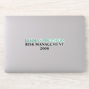 Lehman Brothers Risk Management 2008 Klistermärken