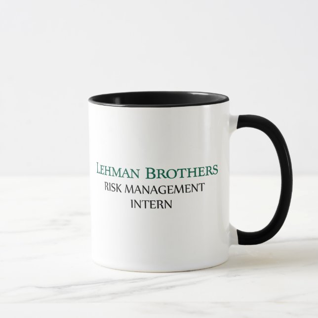Lehman Brothers Risk Management Intern Mugg (Höger)
