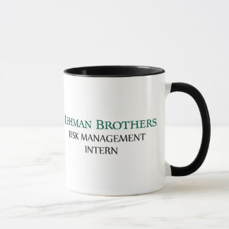Lehman Brothers Risk Management Intern Mugg