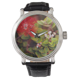 Lehua Blommor I Hawaii Vulkaner Armbandsur