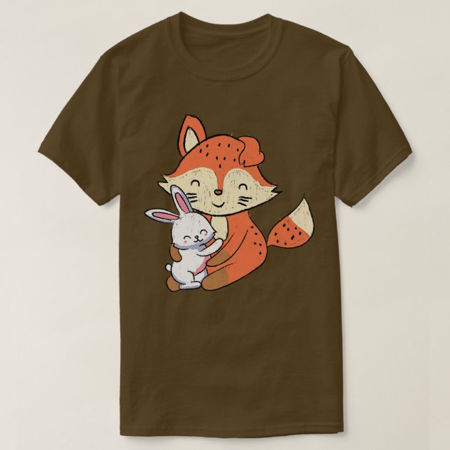 Lei Luthe Floppy Ear FoO och hans kute Rabbit-vän T Shirt (Design framsida)