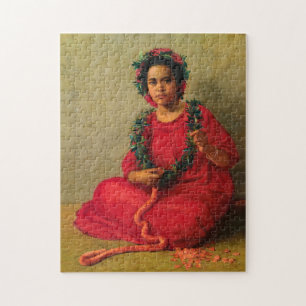 Lei Maker, 1901 av Theodore Wores Pussel