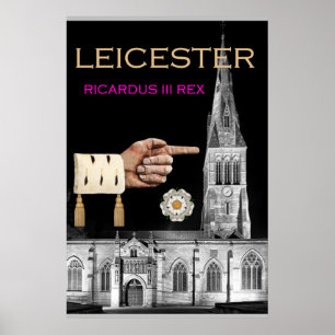 "Leicester Cathedral är min!" säger Richard III! Poster