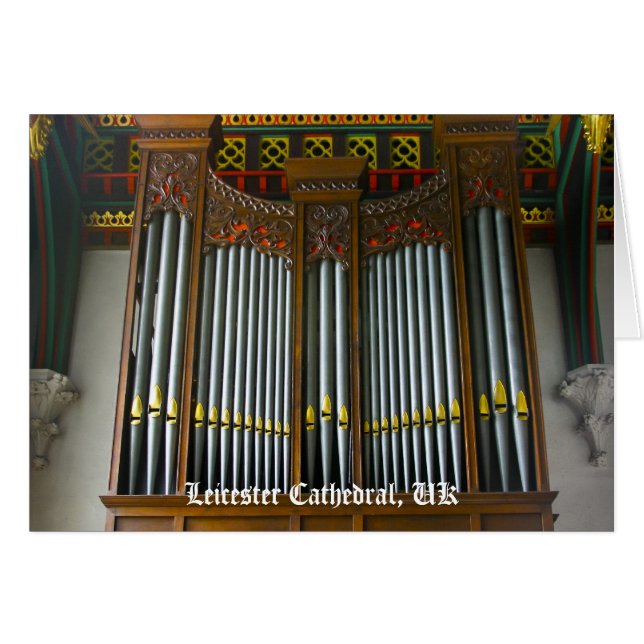 Leicester Cathedral orgel OBS Kort (Framsidan Horizontal)
