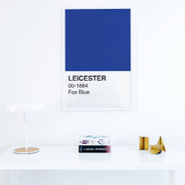 Leicester Fox Blue - Fullt Bredd Perfect Poster