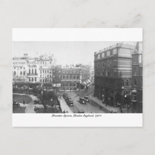 Leicester Square 1904, London England, Förenade ku Vykort