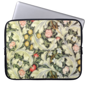 Leicester Vintage Blommigt Laptop Fodral