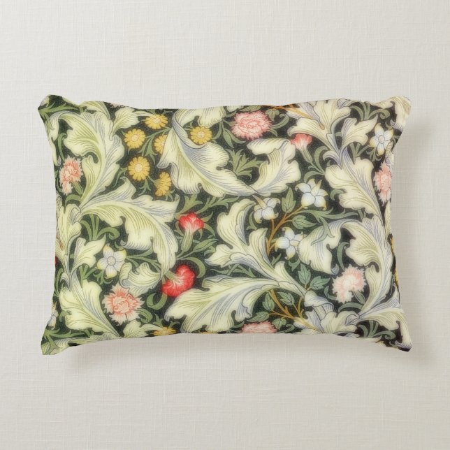 Leicester Vintage Blommigt Prydnadskudde (Framsidan)