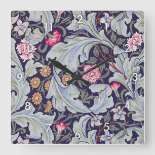 Leicester, William Morris Fyrkantig Klocka