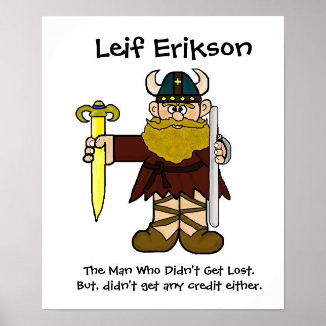 Leif Erikson Poster (Framsidan)